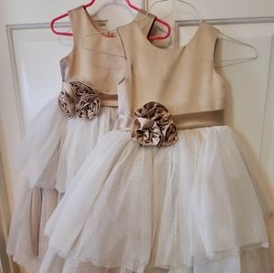 Matching girls dresses